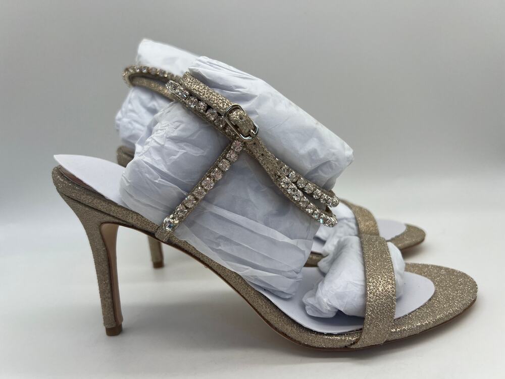 Badgley Mischka Women's Claudette Diamond Evening Heel MP5244 Size 10 NIB